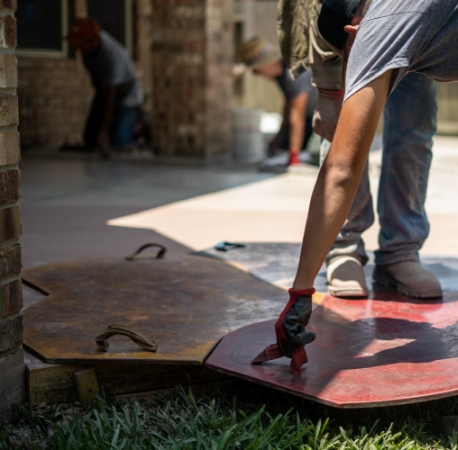 Stamping Decorative Concrete